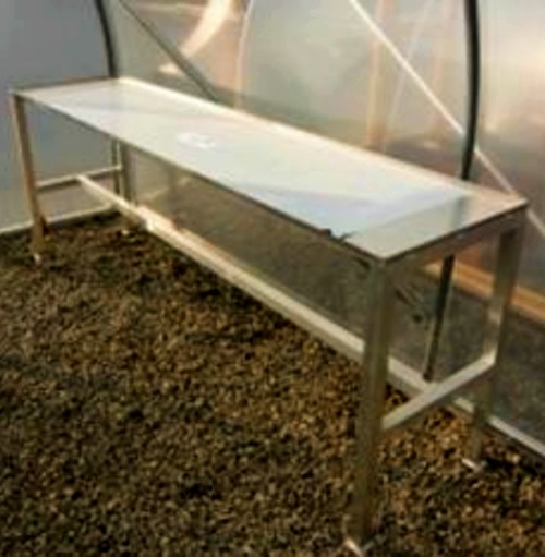 Polytunnel Potting Table (Aluminium)