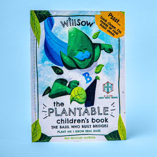 Plantable Children's Book - Basil