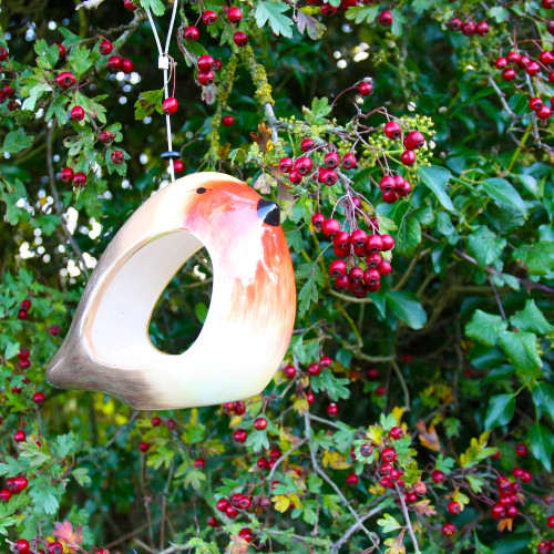 Bird Feeder - Ceramic Robin