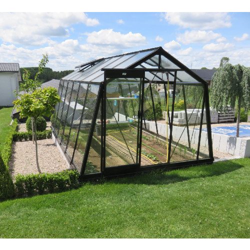 3.80m x 5.93m Greenhouse (BLACKLINE) S208H 